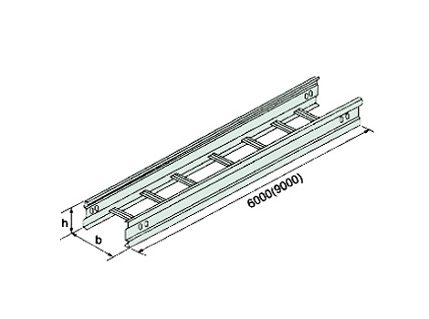 ladder type large-span cable collection bridgs frame